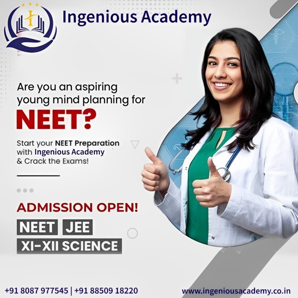 Unlock your potential and pave your way to success with Ingenious Academy! If you're an aspiring young mind with dreams of excelling in NEET, look no further. Our comprehensive NEET preparation program is designed to empower you with the knowledge and skills needed to ace the exams.