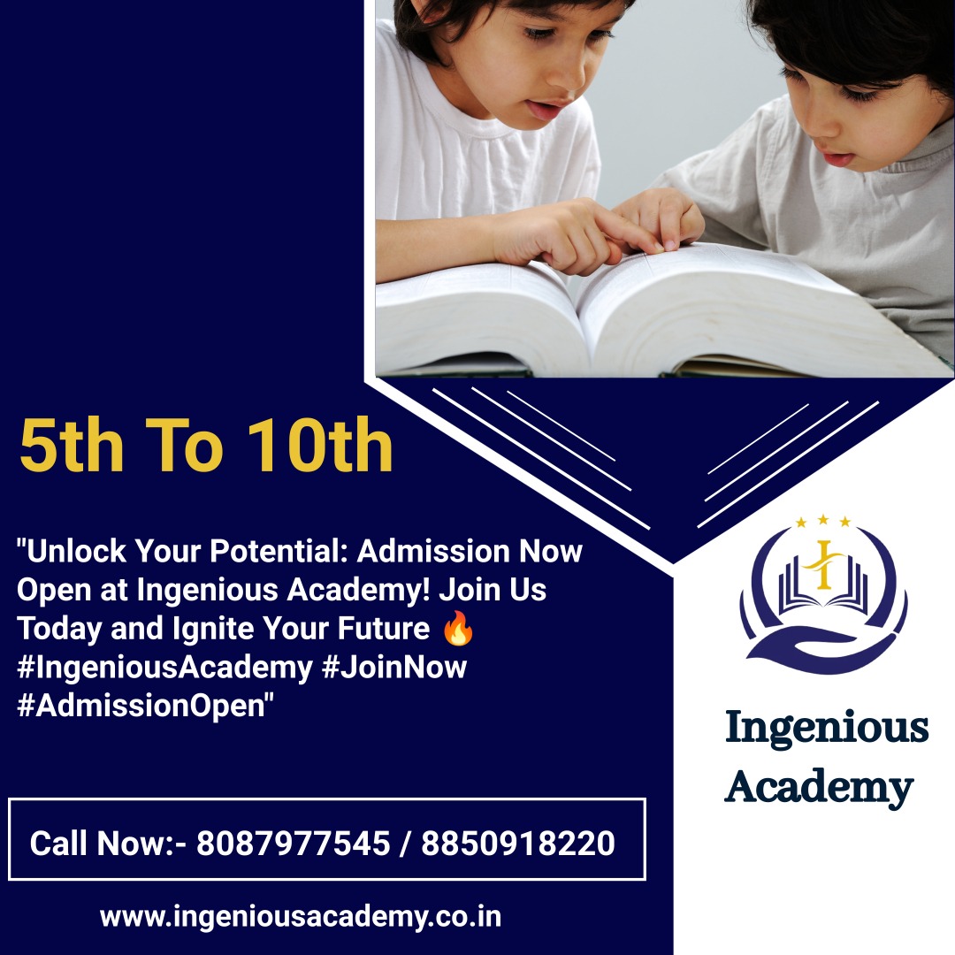 Unlock your potential and ignite your future with Ingenious Academy!